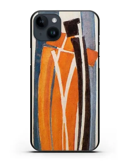 Чехол Рисунок кривых (Купка Франтишек) силиконовый для iPhone 14 Plus