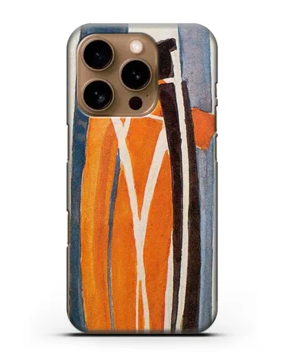 Чехол Рисунок кривых (Купка Франтишек) силиконовый для iPhone 16 Pro