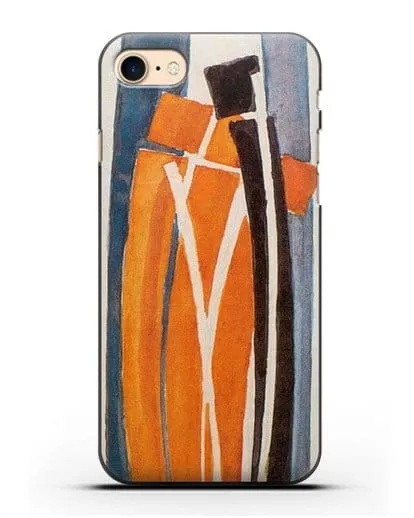 Чехол Рисунок кривых (Купка Франтишек) силиконовый для iPhone 8