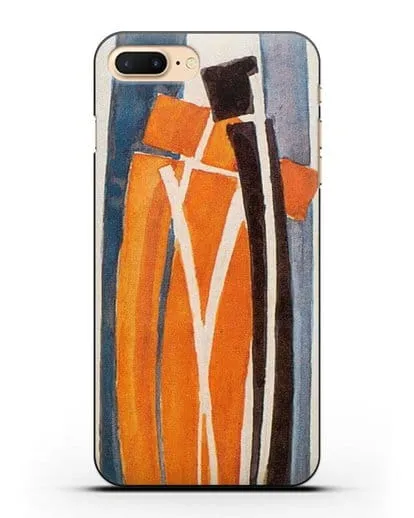 Чехол Рисунок кривых (Купка Франтишек) силиконовый для iPhone 8 Plus