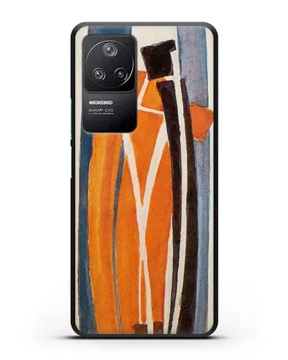 Чехол Рисунок кривых (Купка Франтишек) силиконовый для Xiaomi Poco F4