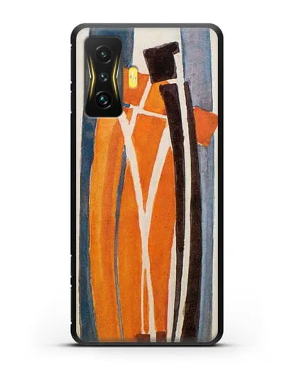 Чехол Рисунок кривых (Купка Франтишек) силиконовый для Xiaomi Poco F4 GT