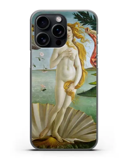 Чехол Рождение Венеры (Боттичели Сандро) силиконовый для iPhone 15 Pro Max