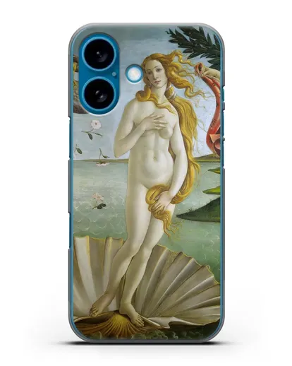 Чехол Рождение Венеры (Боттичели Сандро) силиконовый для iPhone 16