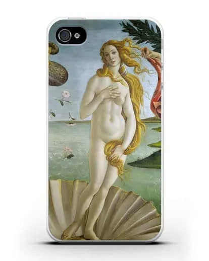 Чехол Рождение Венеры (Боттичели Сандро) силиконовый для iPhone 4/4s