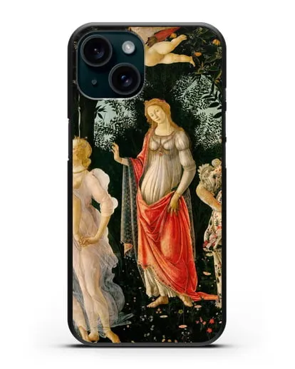 Чехол Весна (Боттичели Сандро) силиконовый для iPhone 15