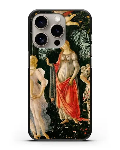 Чехол Весна (Боттичели Сандро) силиконовый для iPhone 15 Pro