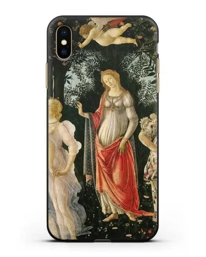Чехол Весна (Боттичели Сандро) силиконовый для iPhone XS Max