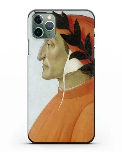 Чехол Портрет Данте (Боттичели Сандро) силиконовый для iPhone 11 Pro Max