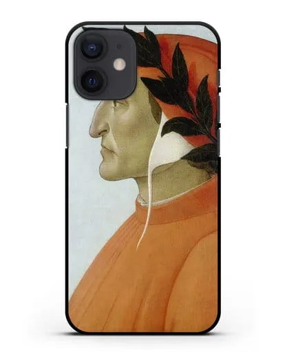 Чехол Портрет Данте (Боттичели Сандро) силиконовый для iPhone 12 mini