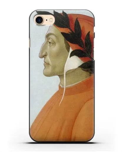 Чехол Портрет Данте (Боттичели Сандро) силиконовый для iPhone 8