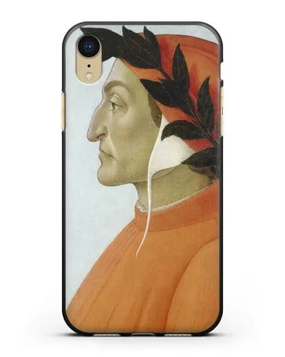 Чехол Портрет Данте (Боттичели Сандро) силиконовый для iPhone XR