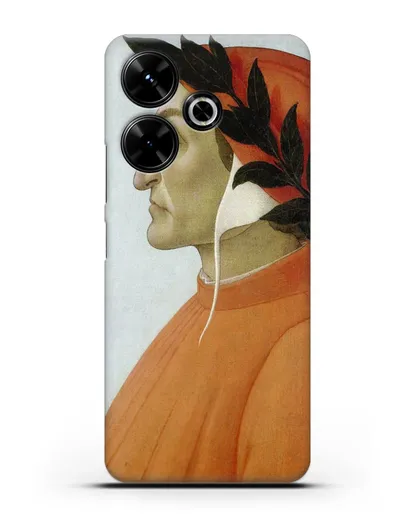 Чехол Портрет Данте (Боттичели Сандро) силиконовый для Xiaomi Poco M6