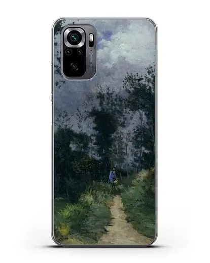 Чехол Сельский гвардеец в лесу Фонтенбло (Сислей Альфред) силиконовый для Xiaomi Poco M5s