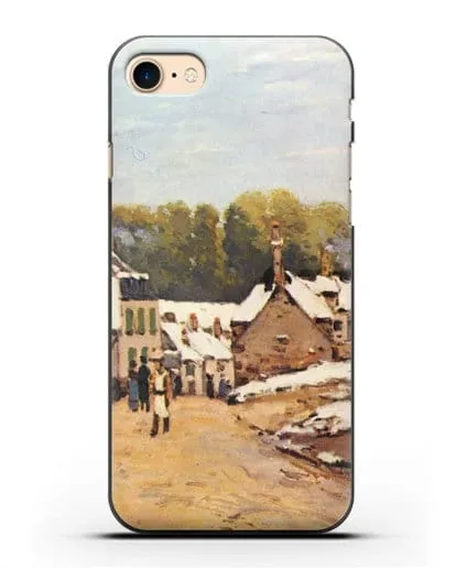 Чехол Первый снег в Лувесьен (Сислей Альфред) силиконовый для iPhone 7