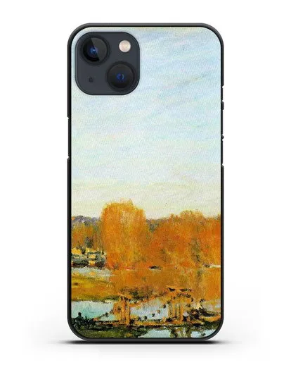 Чехол Осенние берега Сены близ Буживаля (Сислей Альфред) силиконовый для iPhone 13 Mini