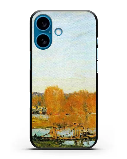 Чехол Осенние берега Сены близ Буживаля (Сислей Альфред) силиконовый для iPhone 16