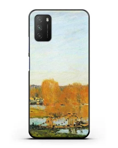 Чехол Осенние берега Сены близ Буживаля (Сислей Альфред) силиконовый для Xiaomi Poco M3