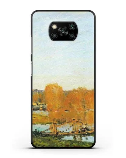 Чехол Осенние берега Сены близ Буживаля (Сислей Альфред) силиконовый для Xiaomi Poco X3