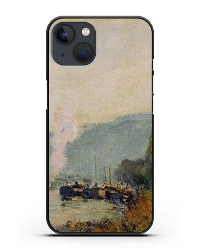 Чехол Сена в Буживале (Сислей Альфред) силиконовый для iPhone 13 Mini