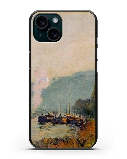 Чехол Сена в Буживале (Сислей Альфред) силиконовый для iPhone 15