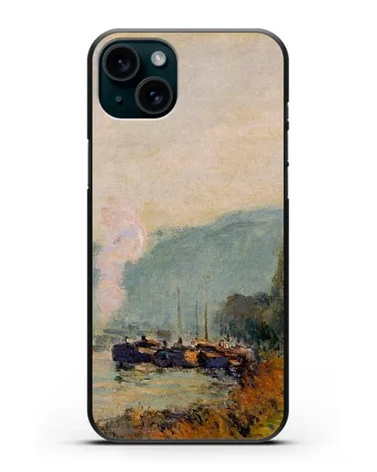 Чехол Сена в Буживале (Сислей Альфред) силиконовый для iPhone 15 Plus