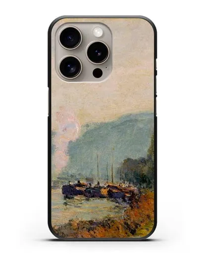 Чехол Сена в Буживале (Сислей Альфред) силиконовый для iPhone 15 Pro