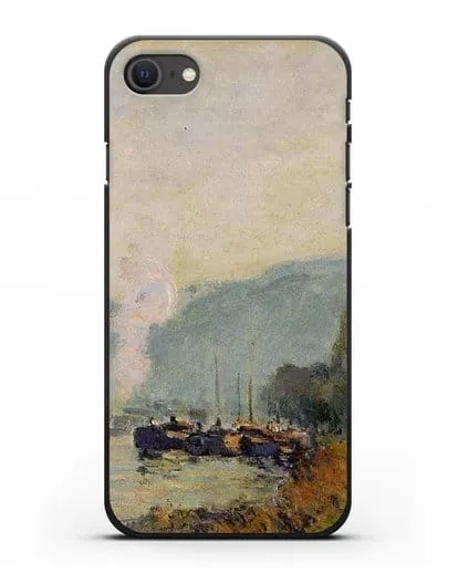 Чехол Сена в Буживале (Сислей Альфред) силиконовый для iPhone SE 2020