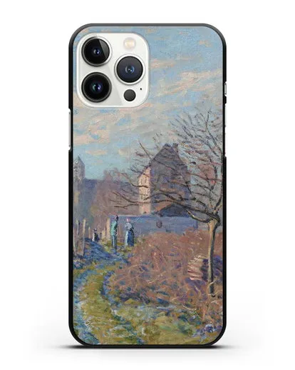 Чехол Мороз и иней в лето Св. Мартина (Сислей Альфред) силиконовый для iPhone 13 Pro Max