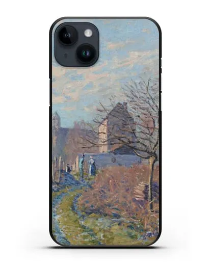 Чехол Мороз и иней в лето Св. Мартина (Сислей Альфред) силиконовый для iPhone 14 Plus