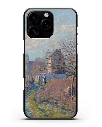 Чехол Мороз и иней в лето Св. Мартина (Сислей Альфред) силиконовый для iPhone 16 Pro Max