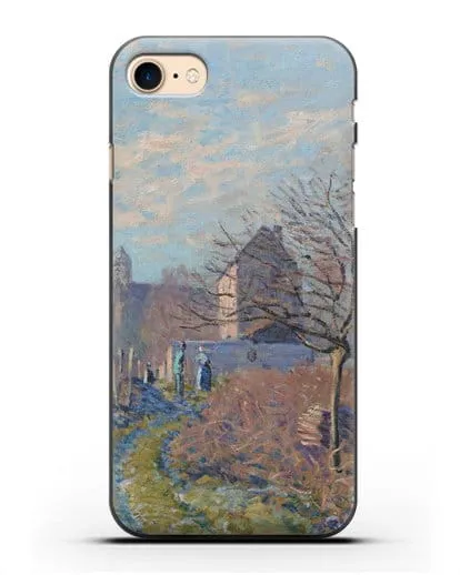 Чехол Мороз и иней в лето Св. Мартина (Сислей Альфред) силиконовый для iPhone 7