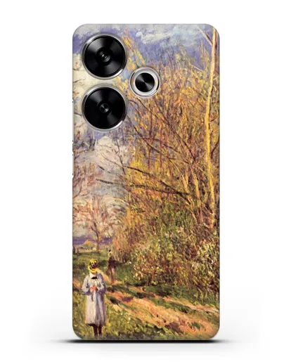 Чехол Маленькие луга весной (Сислей Альфред) силиконовый для Xiaomi Poco F6