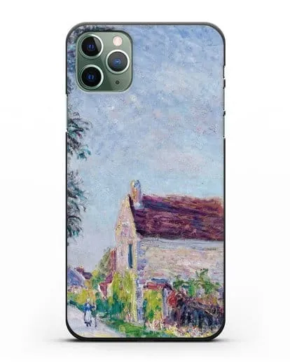 Чехол Деревня Саблонь (Сислей Альфред) силиконовый для iPhone 11 Pro Max