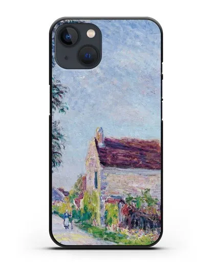 Чехол Деревня Саблонь (Сислей Альфред) силиконовый для iPhone 13