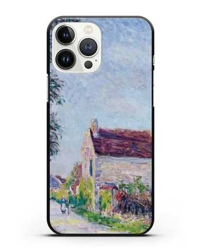 Чехол Деревня Саблонь (Сислей Альфред) силиконовый для iPhone 13 Pro Max