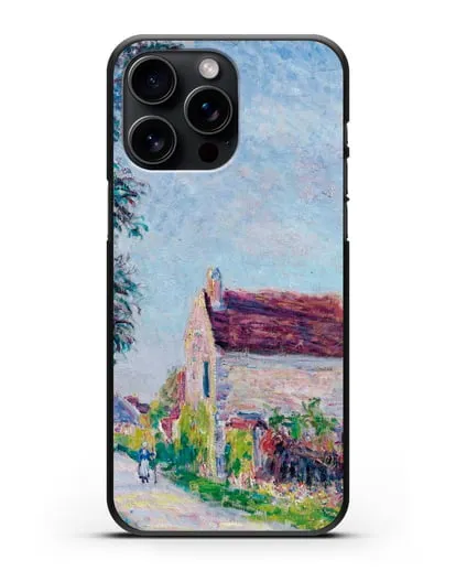 Чехол Деревня Саблонь (Сислей Альфред) силиконовый для iPhone 15 Pro Max