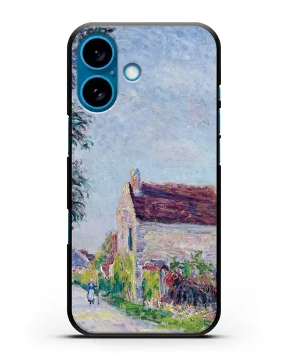 Чехол Деревня Саблонь (Сислей Альфред) силиконовый для iPhone 16