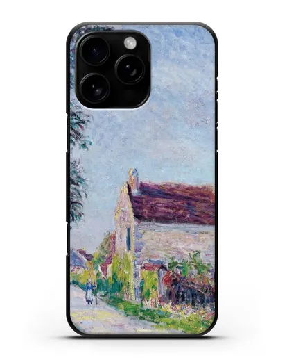 Чехол Деревня Саблонь (Сислей Альфред) силиконовый для iPhone 16 Pro Max