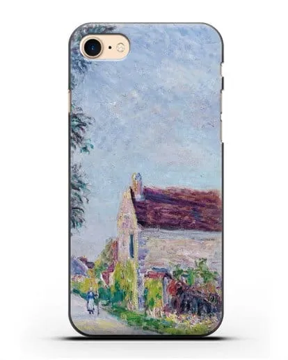 Чехол Деревня Саблонь (Сислей Альфред) силиконовый для iPhone 7