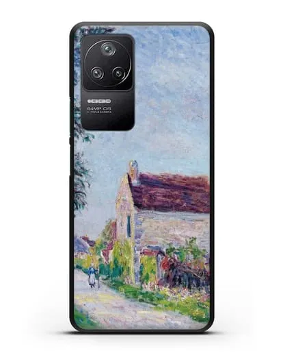 Чехол Деревня Саблонь (Сислей Альфред) силиконовый для Xiaomi Poco F4