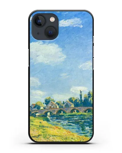 Чехол Аренда соломы (Сислей Альфред) силиконовый для iPhone 13
