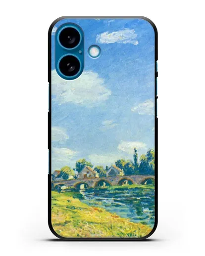 Чехол Аренда соломы (Сислей Альфред) силиконовый для iPhone 16