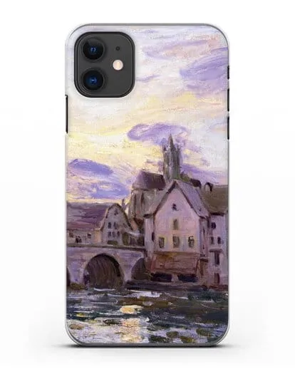 Чехол Мост в Морет на закате (Сислей Альфред) силиконовый для iPhone 11