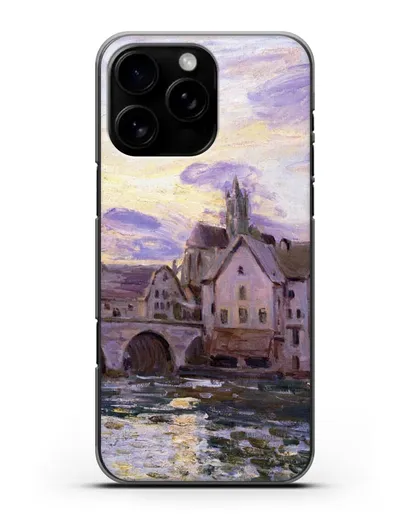 Чехол Мост в Морет на закате (Сислей Альфред) силиконовый для iPhone 16 Pro Max