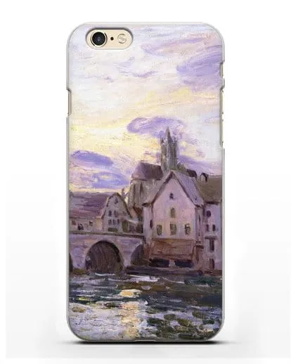 Чехол Мост в Морет на закате (Сислей Альфред) силиконовый для iPhone 6