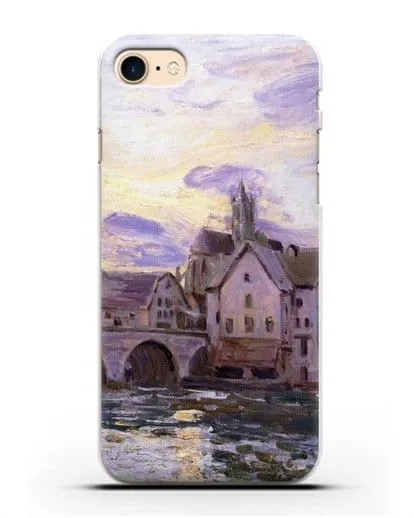 Чехол Мост в Морет на закате (Сислей Альфред) силиконовый для iPhone 7