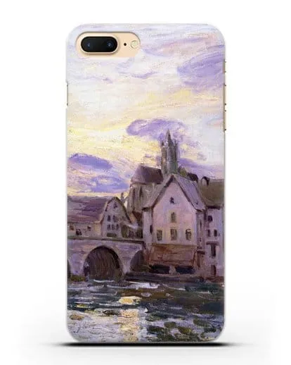 Чехол Мост в Морет на закате (Сислей Альфред) силиконовый для iPhone 8 Plus
