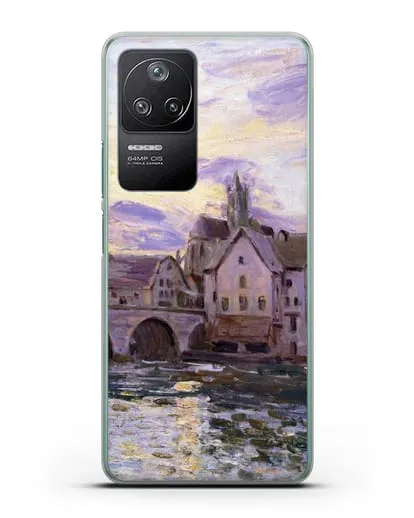 Чехол Мост в Морет на закате (Сислей Альфред) силиконовый для Xiaomi Poco F4