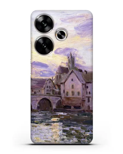 Чехол Мост в Морет на закате (Сислей Альфред) силиконовый для Xiaomi Poco F6